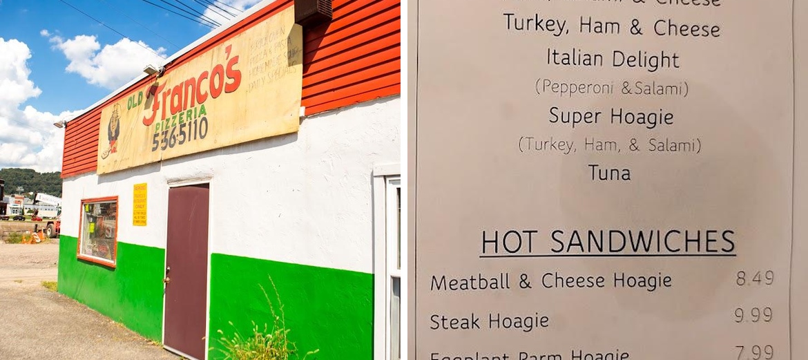 Old Franco's Pizzeria Menu